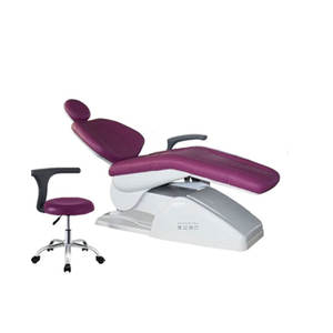 เก้าอี้ทำฟันไฟฟ้า Foshan สีขาว พลาสติก ปรับเอนได้ สำหรับใช้ในคลินิกทันตกรรม - Product Image 1