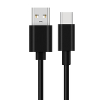 Kabel Data Fleksibel TPE USB Type C Pengisian Cepat 3A Arus Tinggi