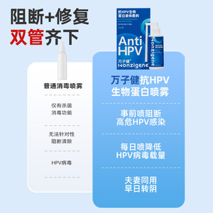 Apósito líquido bioproteico anti-HPV Wanzijian para el tratamiento y prevención del virus del papiloma humano, que reduce la cantidad de HPV local. En - Product Image 1