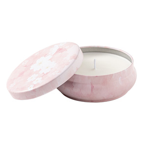 Vela aromática de cera de soja BYME multicolor en lata plana, hecha a mano, pequeña, romántica, de nicho, de alta gama, regalo de recuerdo con fragancia. - Product Image 5