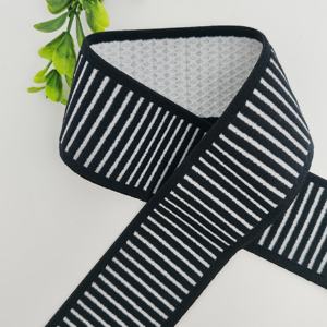 Cinta elástica plegable de nailon de color liso para ropa, accesorios de costura al por mayor para prendas de vestir, ropa interior y el hogar. - Product Image 2