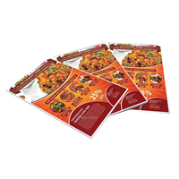 Imprimer brochure flyer au format A4 avec laminage mat et UV ponctuel et images personnalisées pour restaurant ou catalogue de café