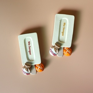 Venta al por Mayor Directa de Fábrica, Pegatinas de Resina Madiel Ecológicas para Refrigerador con Diseño de Paletas Heladas, Modelo Turístico de Harbin, China - Product Image 1