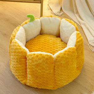 Yeni varış cadılar bayramı kabak yuva <span class=keywords><strong>Pet</strong></span> Mat Heattech katı köpük nötr sonbahar kış ile tüm yıl köpek evi yatak - Product Image 4