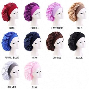 Bonnet en satin à large bande élastique réglable pour femmes - Multifonctionnel, toutes saisons, pour affaires et soirées - Product Image 6