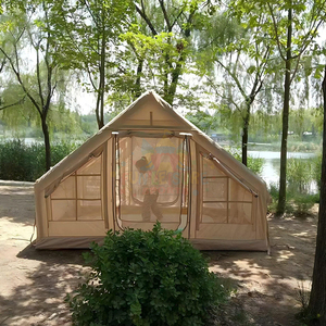 Tentes de camping d'extérieur, maison, épaisses, luxe, protection contre le soleil et la pluie, Woolf 12 m², glamping, tente de camping gonflable à vendre - Product Image 4