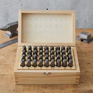 Juego de 36 Punzones de Letras y Números de 6 mm para Metal con Caja de <span class=keywords><strong>Madera</strong></span> - Grado Industrial y Garantía de 3 Años - Product Image 2