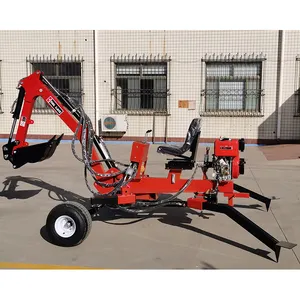 Máy Xúc Nông Nghiệp Atv Backhoe 15hp Động Cơ 9hp 13.5hp Towable Backhoe Micro Towable Backhoe Loader Cho Atv Để Bán