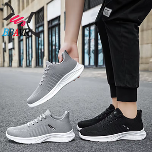 รองเท้าวิ่งลำลองผู้ชาย รองเท้ากีฬา ระบายอากาศได้ดี พื้นรองเท้ากลางทำจาก PVC พื้นรองเท้าด้านนอกทำจาก PVC - Product Image 5