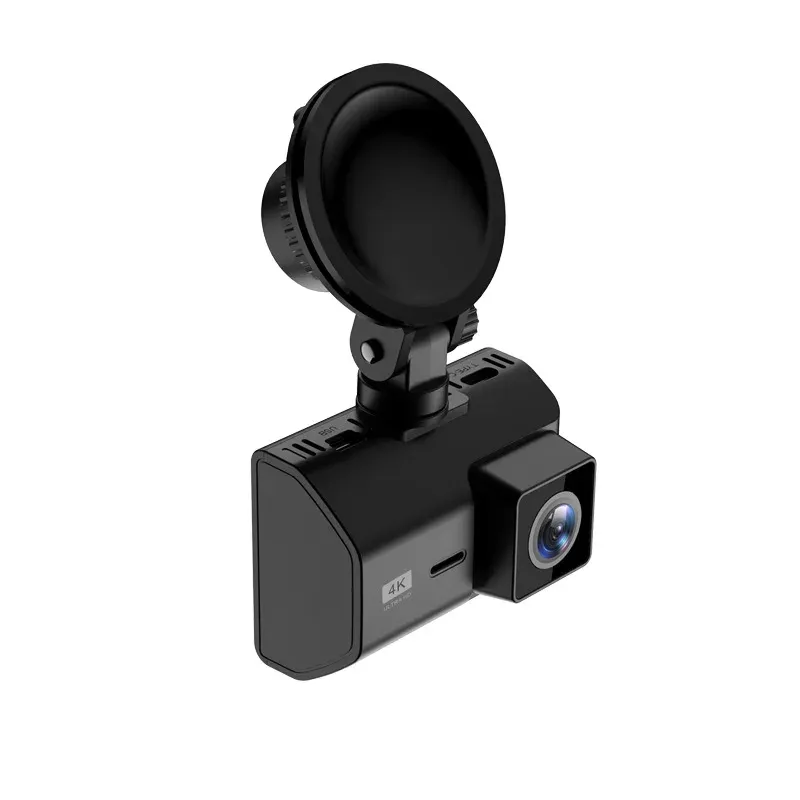 Caméra de tableau de bord GPS WIFI 4K Enregistreur de caméra de voiture à double objectif Écran IPS de 2 pouces Mini Dvr Cam avec vision nocturne Surveillance de stationnement Caméra de voiture