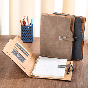 Cuaderno de Negocios Personalizado A5 con Tapa Dura de Cuero, Sublimable, Set de Regalo Empresarial con Bolígrafo - Product Image 1