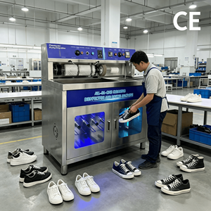 Lavatrice Commerciale Automatica per Scarpe, Macchina per la Pulizia di Sneaker e Scarpe <span class=keywords><strong>da</strong></span> <span class=keywords><strong>Tennis</strong></span> con Funzione di Disinfezione e Asciugatura - Product Image 1