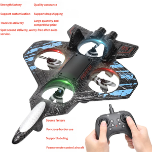 Drone RC prêt à l'emploi pour enfants débutants, gris, en EVA résistant aux chocs, 6 canaux, retour automatique, HD 1080P, 2,4 GHz, économique - Product Image 6