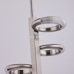 <span class=keywords><strong>2025</strong></span> hiện đại LED ánh sáng hữu cơ Acrylic Vòng trần nhỏ Đèn chùm - Product Image 4