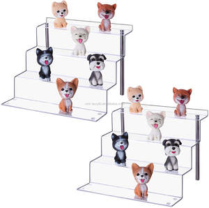 Estante de acrílico transparente de 4 niveles <span class=keywords><strong>para</strong></span> estantes de exhibición Premium de Lego Display - Product Image 4