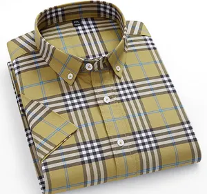 OEM/ODM cheap flannel plaid shirts men dress shirts long sleeve high quality warm