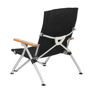 Chaises de plage pliantes ultra-légères et robustes avec logo personnalisé d'usine, chaise de camping à dossier bas - Product Image 6
