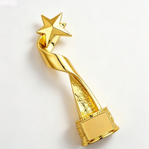 Nuovo Trofeo in Resina Artigianale a Forma di Stella a Cinque Punte per Competizioni di Canto, Danza, Discorso e Calligrafia - Product Image 6