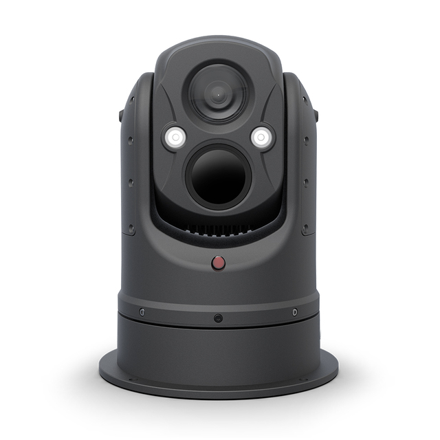 2MP 30x Visible &35mm 640X512 Thermal Dual Lens PTZ Dome Camera Outdoor IP66 PTZ Camera Mounted on Vehicle, Car, Boat, Ship Roof