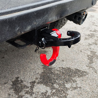 Outil de récupération de véhicule de camion tout-terrain 325t accessoires de voiture crochet de remorquage 4x4 avec manille à anneau en D pour le remorquage tout-terrain