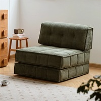 Canapé modulaire de salon moderne et luxueux, meubles sectionnels, canapé rectangulaire à un siège, en velours côtelé, compression, rembourrage, style décontracté, école