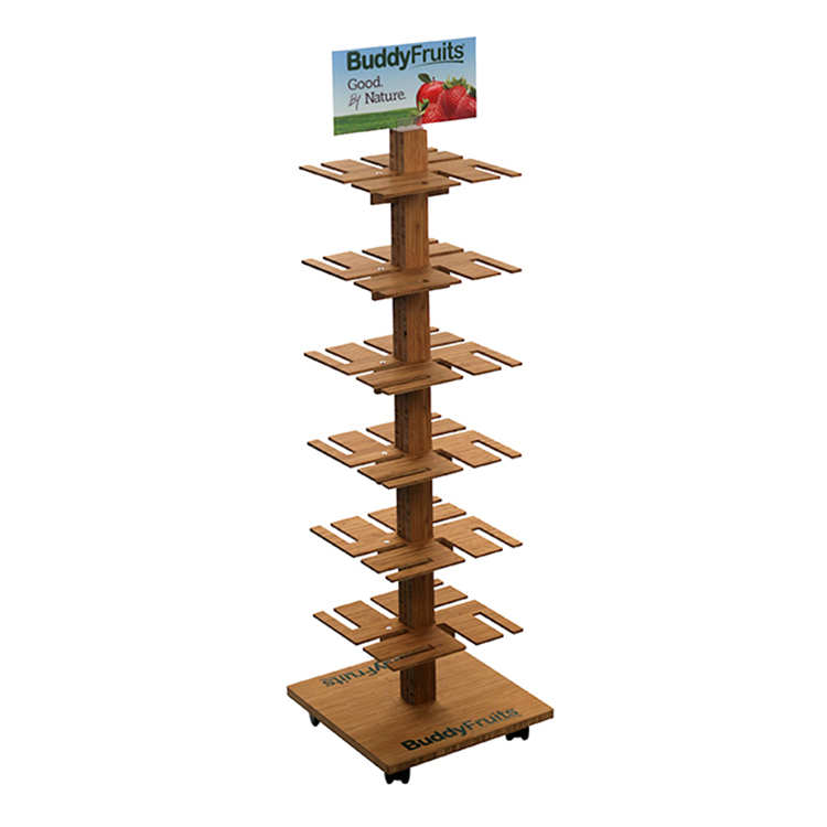 Custom Display Stand Outer Door Products Tower with Casters for Exclusive Agency — view 3