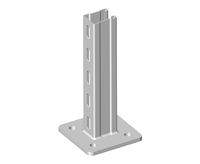 Accessoires de fixation solaire HDG à prix de gros du fabricant, profilés en acier C, rails d'installation PV sur mesure