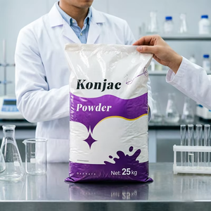 Farine de Konjac de Qualité Supérieure, Vente en Gros, Aliment Sain, Pur et Naturel, Sac de 25 kg, Origine Chine, Durée de Conservation de 2 Ans - Product Image 1
