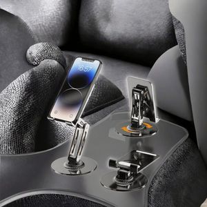 360-Degree Rotating Flat Bracket Adjustable Stretchable Metal Desktop Phone Stand <b>Tablet</b> <b>Holder</b> Foldable Phone <b>Holder</b> - Product Image 3