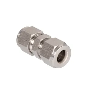 Instrumentatie Tubing Unie Fitting Buis Naar Buis Unie Grootte 1/4 "X 1/4" 6000psi 316 Roestvrij Staal Rechte Unie Connector