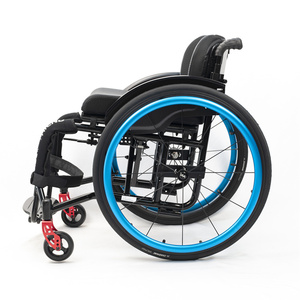 Le fauteuil roulant sportif pliable peut être conçu et ajusté individuellement en fonction de la condition physique et des exigences de l'utilisateur - Product Image 4