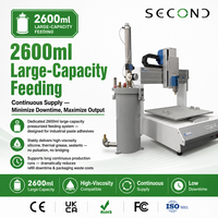 Machine de distribution de colle automatique de bureau à 3 axes de haute précision 0,025 mm certifiée CE ISO avec système d'alimentation en colle de 2600 ml
