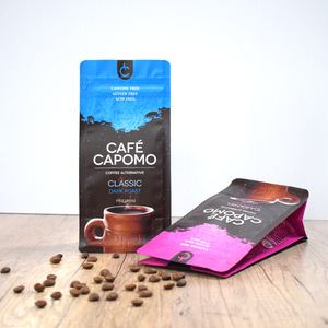 Custom Printed Design 250g 500g Aluminum Foil Coffee <b>Beans</b> Stand Up Pouch Coffee Powder Packaging <b>Bags</b> with Valve - Product Image 3