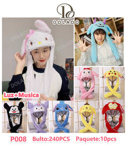 Cappello in Peluche Stitch per Bambini 2-4 Anni P008, Costume Anime Giocattolo - Product Image 3