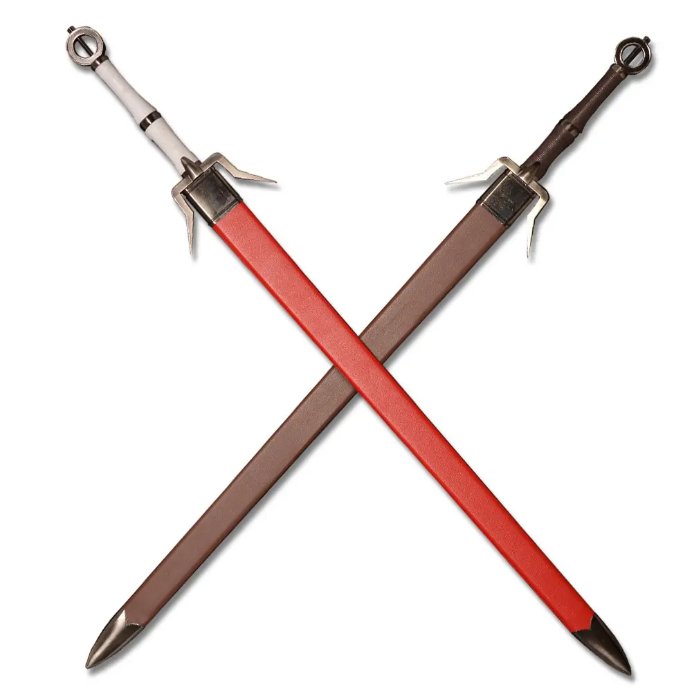 Caldo 125cm 1.6kg i witcher caccia selvaggia Ciri Zireael spada d'argento per Cosplay collezione