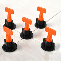 1/8 1/16 1.5mm T plancher céramique cale carrelage système de nivellement niveleur sec suspendu carrelage accessoires croix entretoise nivellement Clips