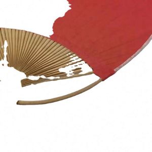 Colorful Japanese Style Bamboo Round Paper Paddle Fan Handmade Carved Business <b>Gift</b> for Promotion and Events Plain Hand Fan - Product Image 6