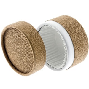 Brown yellow hemp coated small paper tube, <b>gift</b> <b>box</b>, customizable according to needs - Product Image 3