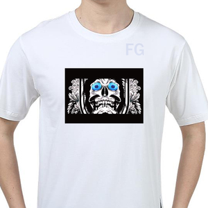 <span class=keywords><strong>T</strong></span>-<span class=keywords><strong>shirt</strong></span> <span class=keywords><strong>LED</strong></span> lavable personnalisé avec votre propre logo, panneau EL, <span class=keywords><strong>T</strong></span>-<span class=keywords><strong>shirt</strong></span> <span class=keywords><strong>LED</strong></span> - Product Image 4