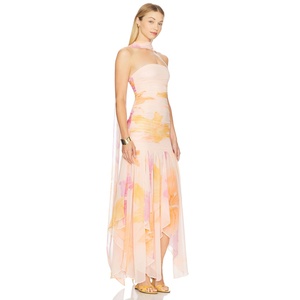Robe de soirée Offre Spéciale à la mode pour femmes Robe longue sans bretelles à ourlet asymétrique - Product Image 2