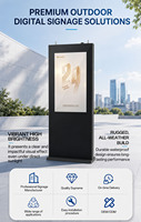 32/43/55 Zoll 2000 Nits Helligkeit Outdoor Touchscreen LED/LCD Panel Display Android Totem Werbe-Digital-Signage-Kiosk