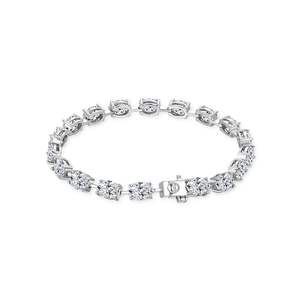 Pulseras de Cadena y Eslabones Geométricos de Diseño Exclusivo para Fiestas, con Moissanita y Diamantes, Estilo Hiphop, Venta al por Mayor - Product Image 3