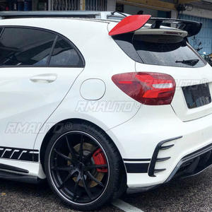 Kit de carrocería para Mercedes Benz Clase A W176 A200 A260, alerón aerodinámico, cuchilla de aire, divisor lateral para parachoques trasero, accesorios para coche - Product Image 3