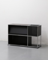 Meuble de cuisine modulaire en acier inoxydable durable, écologique et antirouille, haute qualité, Cucina Componibile, gain de place pour cuisine