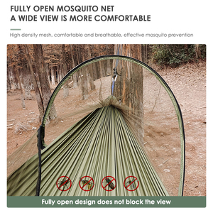 Impermeabile da esterno Anti ribaltamento sedia a dondolo in Nylon pezza amaca con zanzariera mobili da esterno - Product Image 3