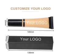 Fond de teint liquide mat, correcteur, pour maquillage, Tube à presser, étiquette privée, fond de teint à couverture complète
