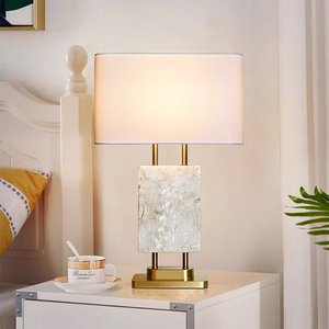 Trang trí nội thất nghệ thuật trang trí thiết kế phòng khách tiền sảnh phòng ngủ bằng đá cẩm thạch đèn bàn hiện đại - Product Image 4