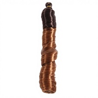 Extensions de cheveux tressés à ondulations lâches, en crochet, résistantes à la chaleur, grandes ondulations longues et bouclées