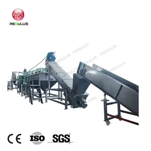 Plastic Green Film, Bags PP PE Crushing Washing Drying Machine Recycling Washing Line