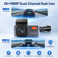 Caméra embarquée OEM/ODM 3,0 pouces 4K HD avec double objectif avant 1080P et arrière, Wi-Fi, surveillance de stationnement 24h/24, GPS et enregistrement en time-lapse DVR